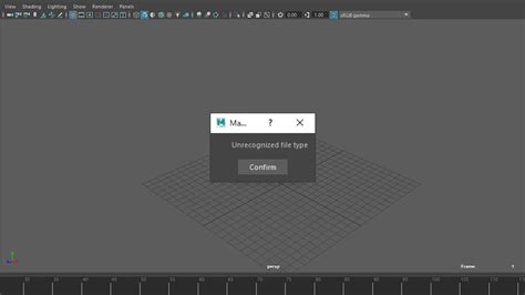 [Maya/FBX] Unrecognized File Type .